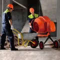 Caja de cambios de manejo ajustable con mezcladora de concreto de la rueda